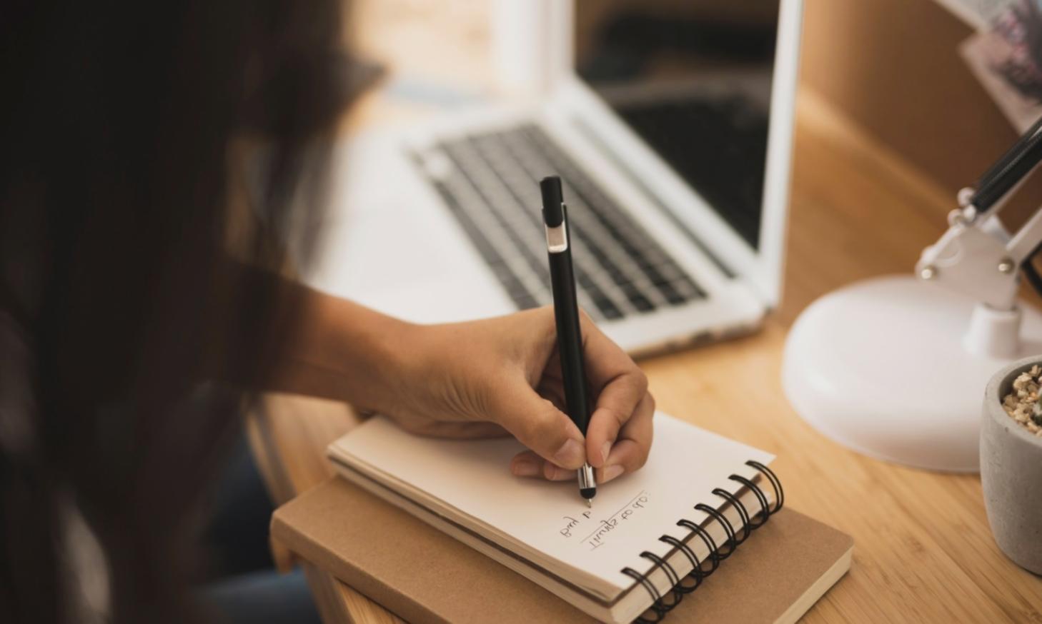 Small business owner learning advanced budget tracking features